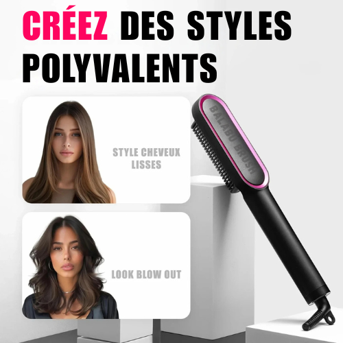Balabu Brush - Brosse Lissante 2 en 1