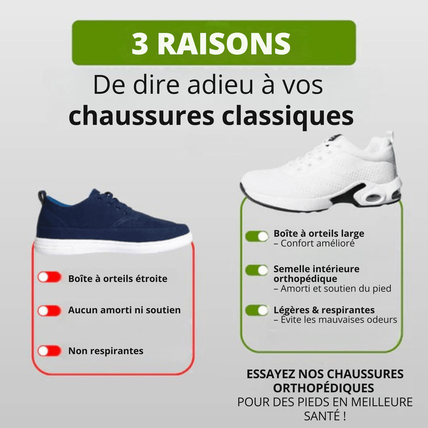 Basket OrthoFit - Soutien optimal, confort total