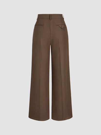 Emilie™ - Pantalons Lins Droits à Jambe Large