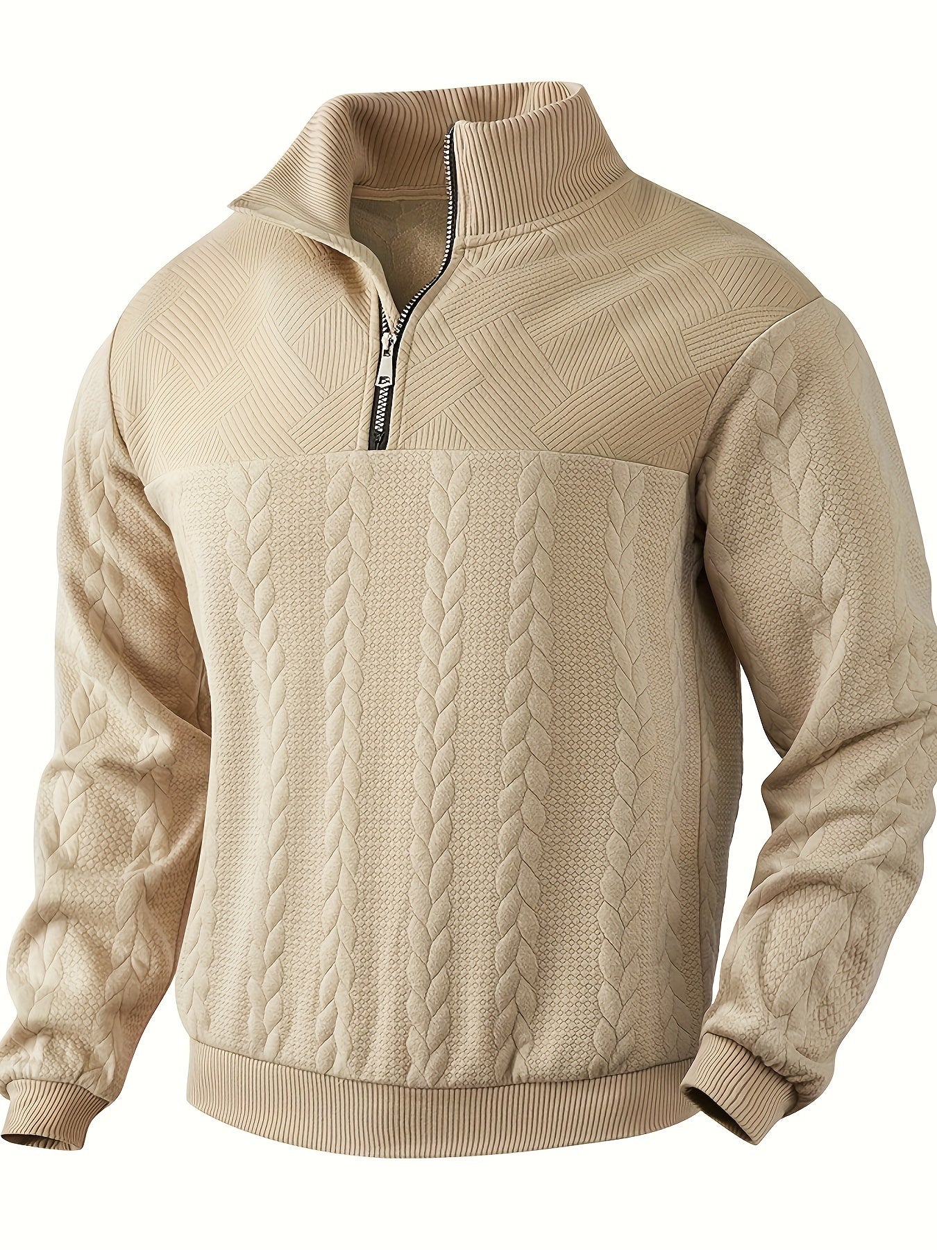 Rafael – Pull zippé vintage pour homme