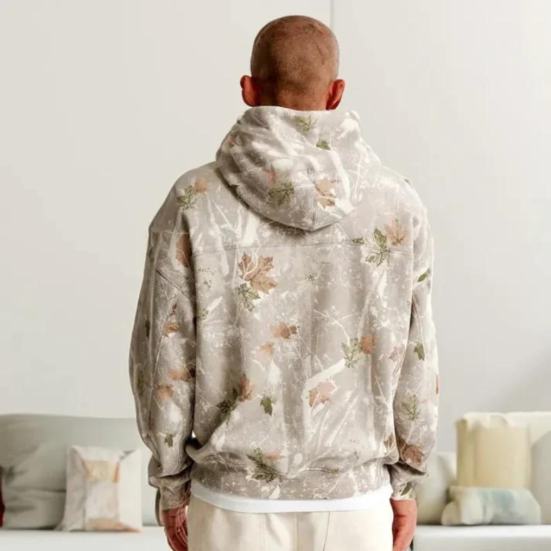 Camille - Sweat à capuche imprimés Camo