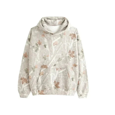 Camille - Sweat à capuche imprimés Camo