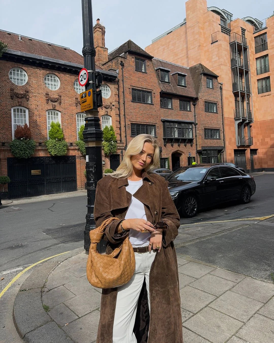BALABU™ | L'ETERNAL Trench en Daim Mocha