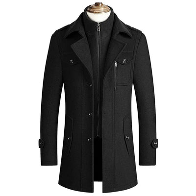 Nicolas™ - Manteau en Laine Vierge de Luxe