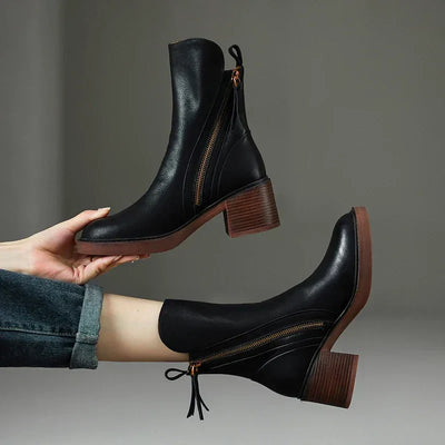 Danielle - Bottes élégantes en Cuir