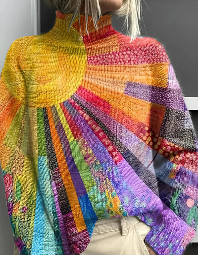 Ada - Col roulé Coloré
