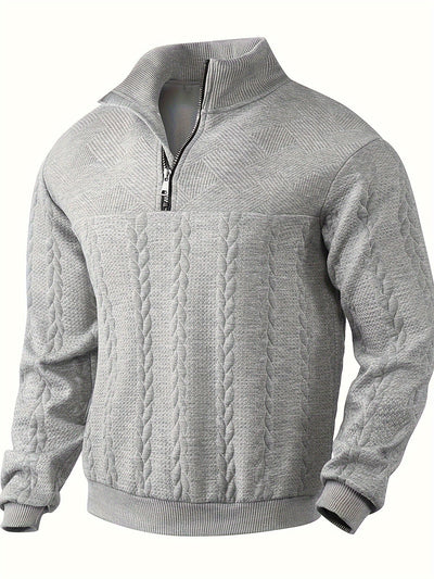 Rafael – Pull zippé vintage pour homme