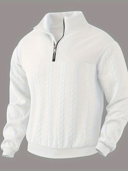 Rafael – Pull zippé vintage pour homme
