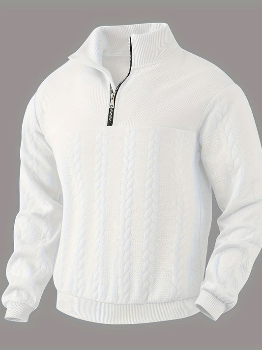 Rafael – Pull zippé vintage pour homme