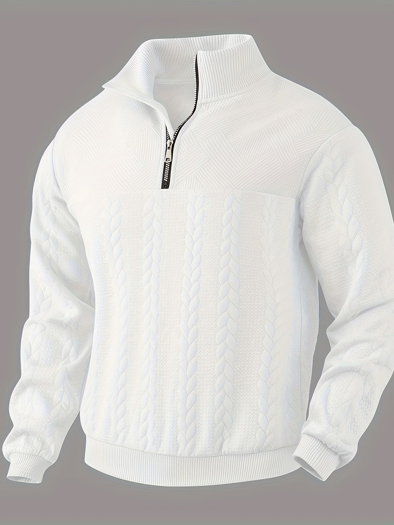 Rafael – Pull zippé vintage pour homme