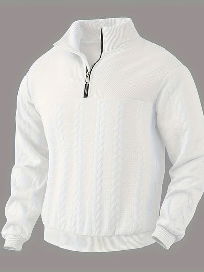 Rafael – Pull zippé vintage pour homme