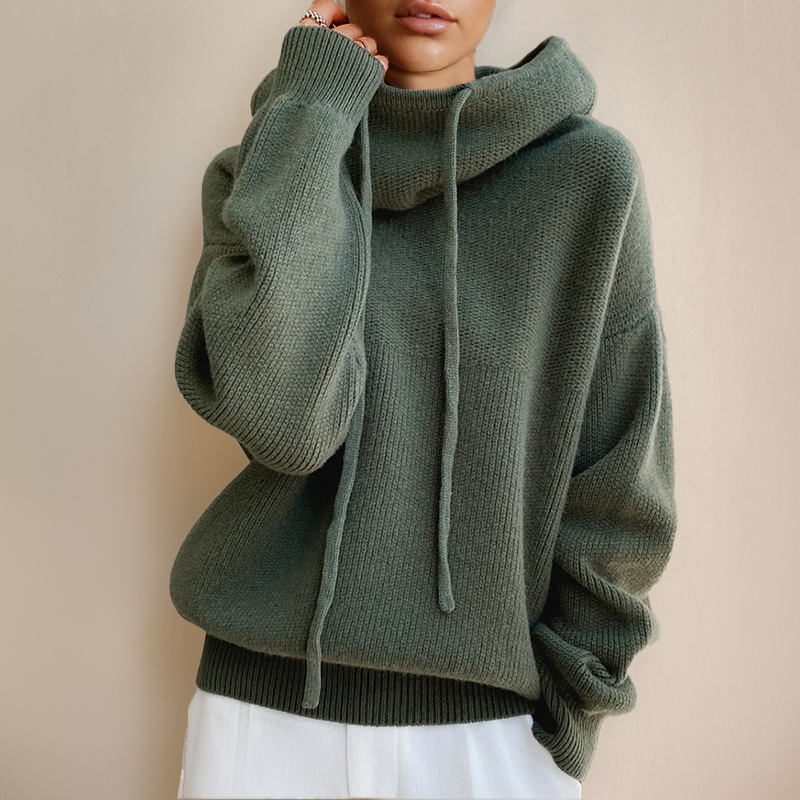 Cloe - Pull à col roulé en laine mérinos