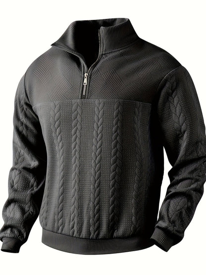 Rafael – Pull zippé vintage pour homme