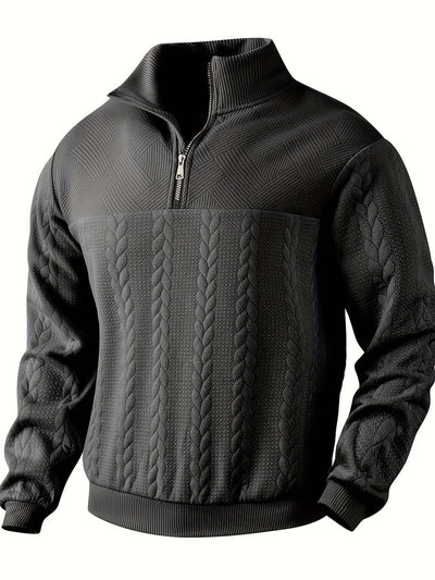 Rafael – Pull zippé vintage pour homme