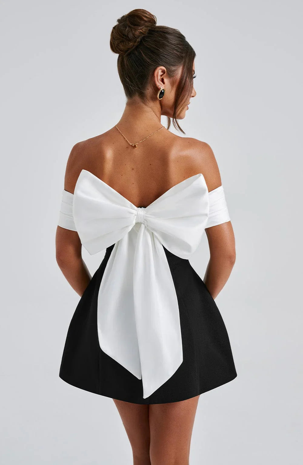 Angela - Robe Mini en Noeud
