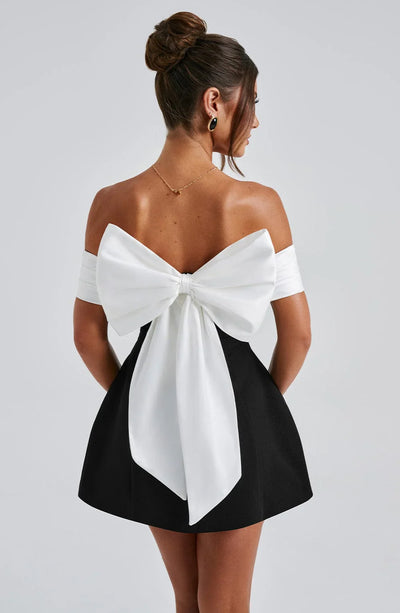 Angela - Robe Mini en Noeud