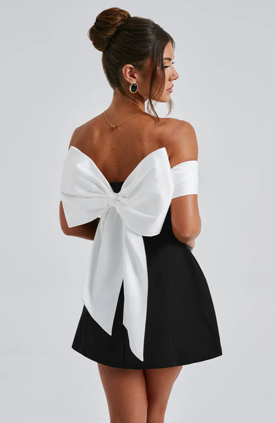 Angela - Robe Mini en Noeud