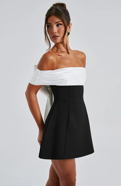 Angela - Robe Mini en Noeud
