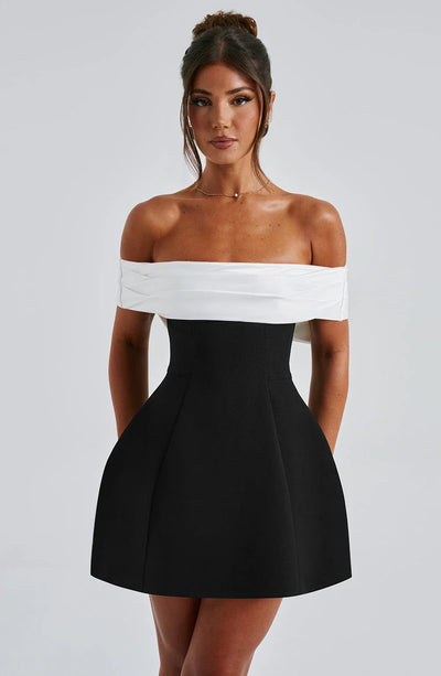 Angela - Robe Mini en Noeud
