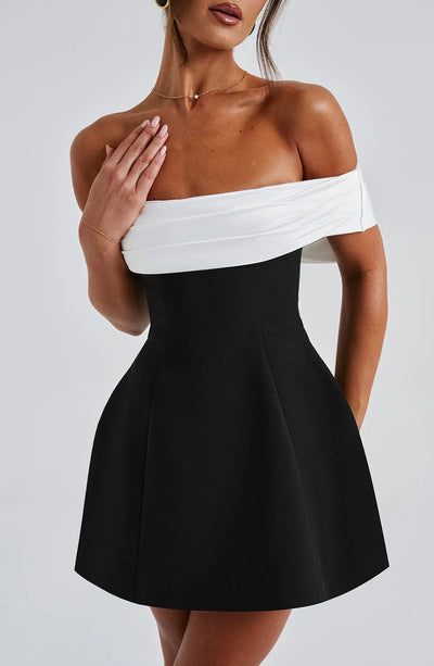Angela - Robe Mini en Noeud