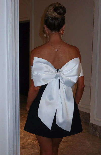 Angela - Robe Mini en Noeud