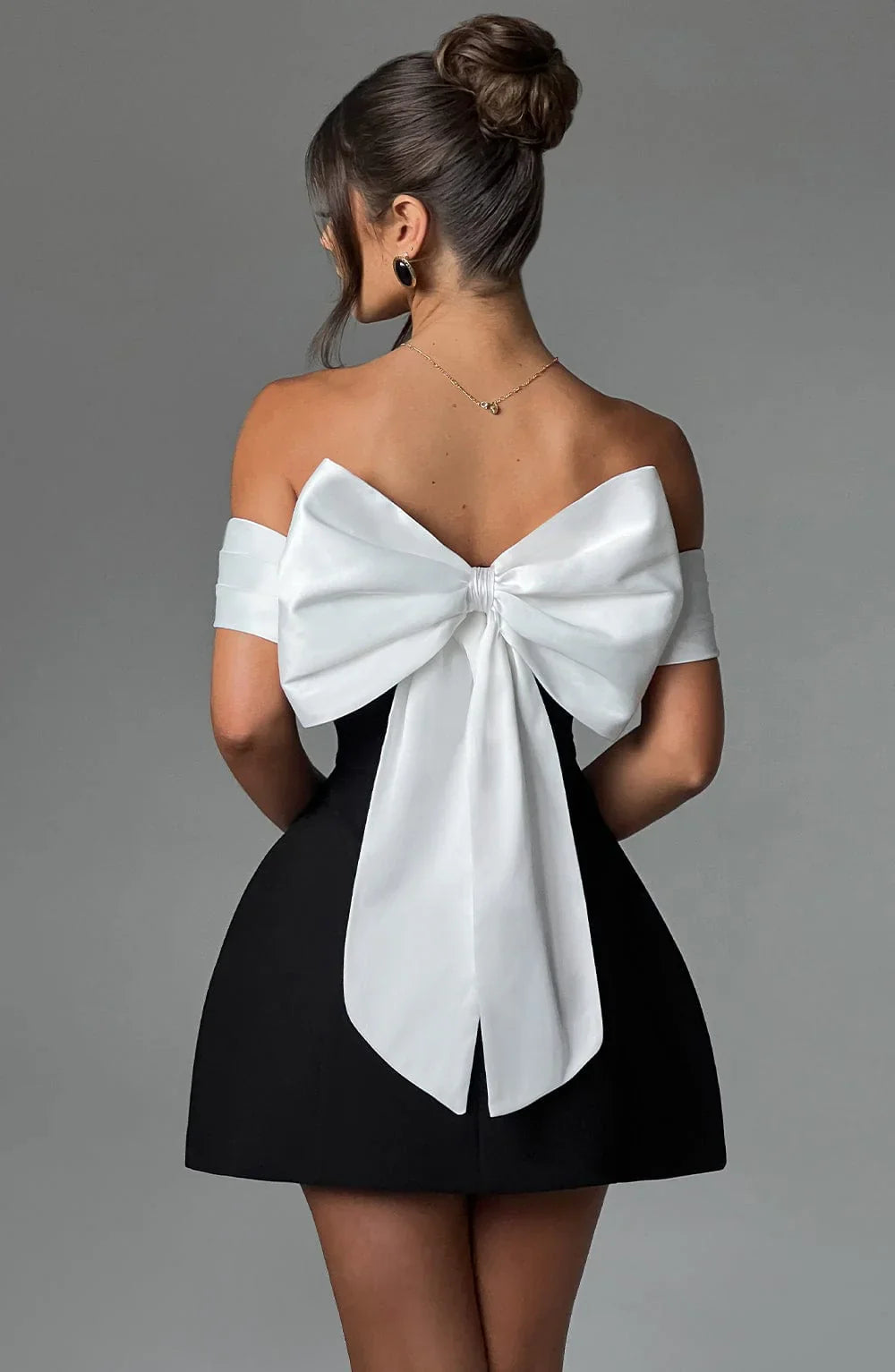 Angela - Robe Mini en Noeud