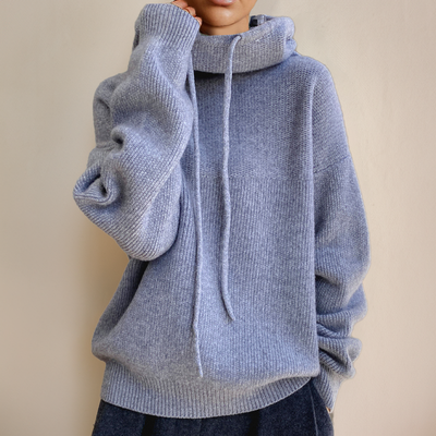 Cloe - Pull à col roulé en laine mérinos