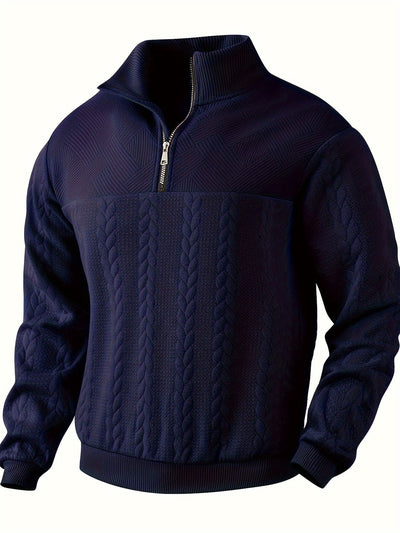 Rafael – Pull zippé vintage pour homme