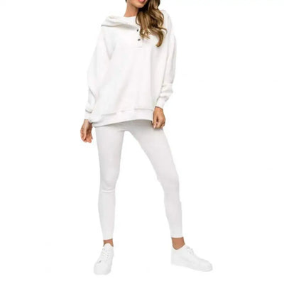 Élise™ - Ensemble Deux Pièces en Coton avec Hoodie