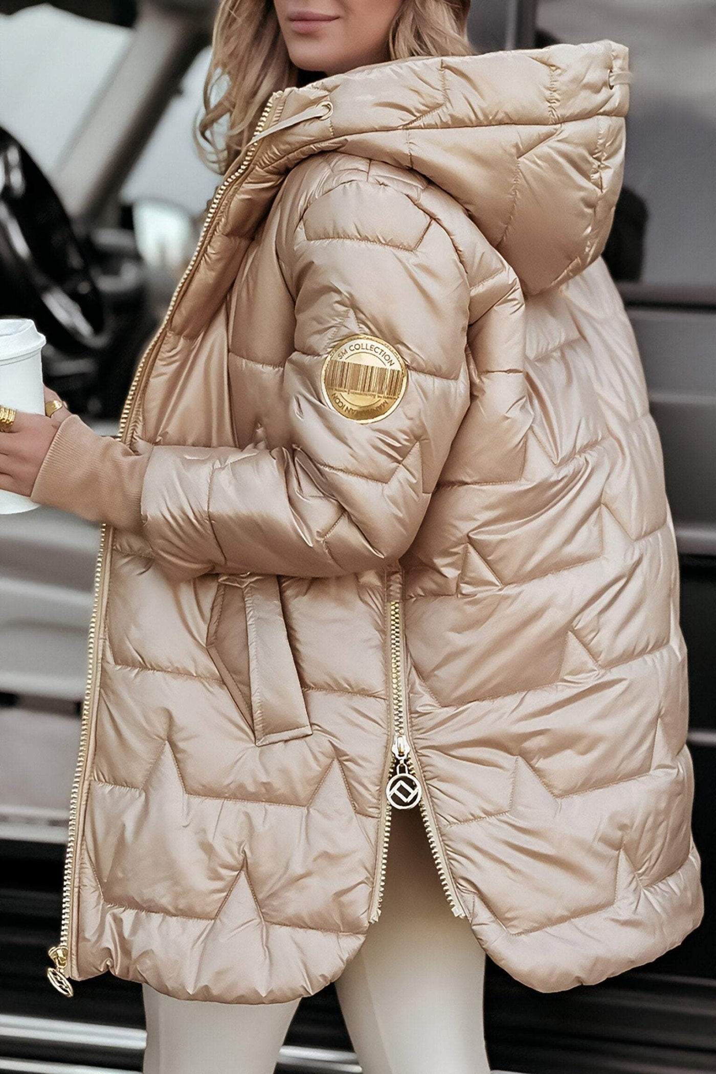 Yasmine - Veste d'automne en coton doux et protecteur