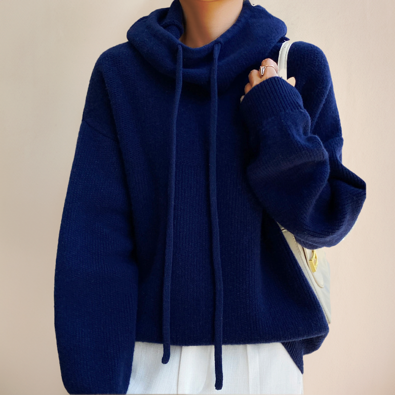 Cloe - Pull à col roulé en laine mérinos
